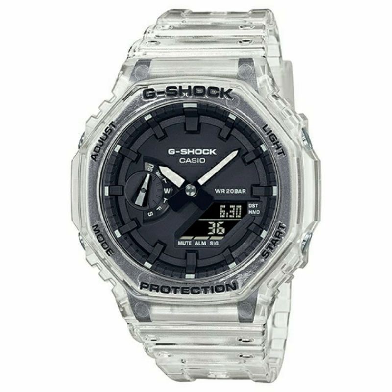 CASIO G-SHOCK GA-2100SKE-7ADR / GSHOCK GA2100SKE-7A SKELETON SERIES ORIGINAL & GARANSI