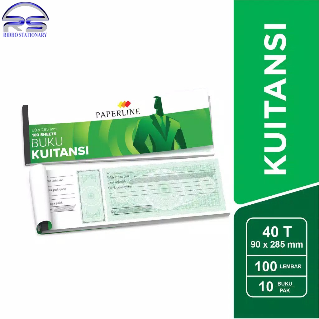

Buku Kwitansi Sedang PAPERLINE (isi 40 Lembar)