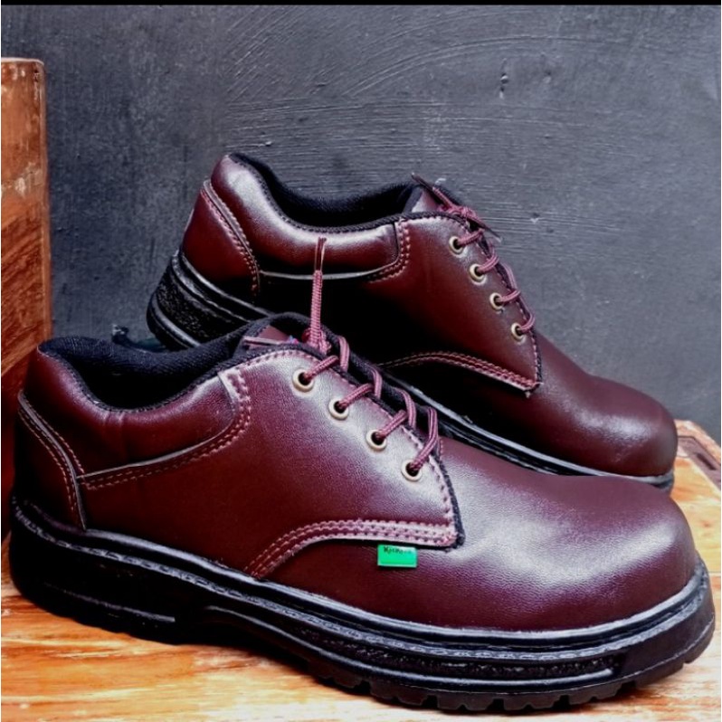 SEPATU SAFETY SEMI BOOTS/SEPATU SAFETY PRIA UJUNG BESI/SEPATU SAFETY KERJA LAPANGAN