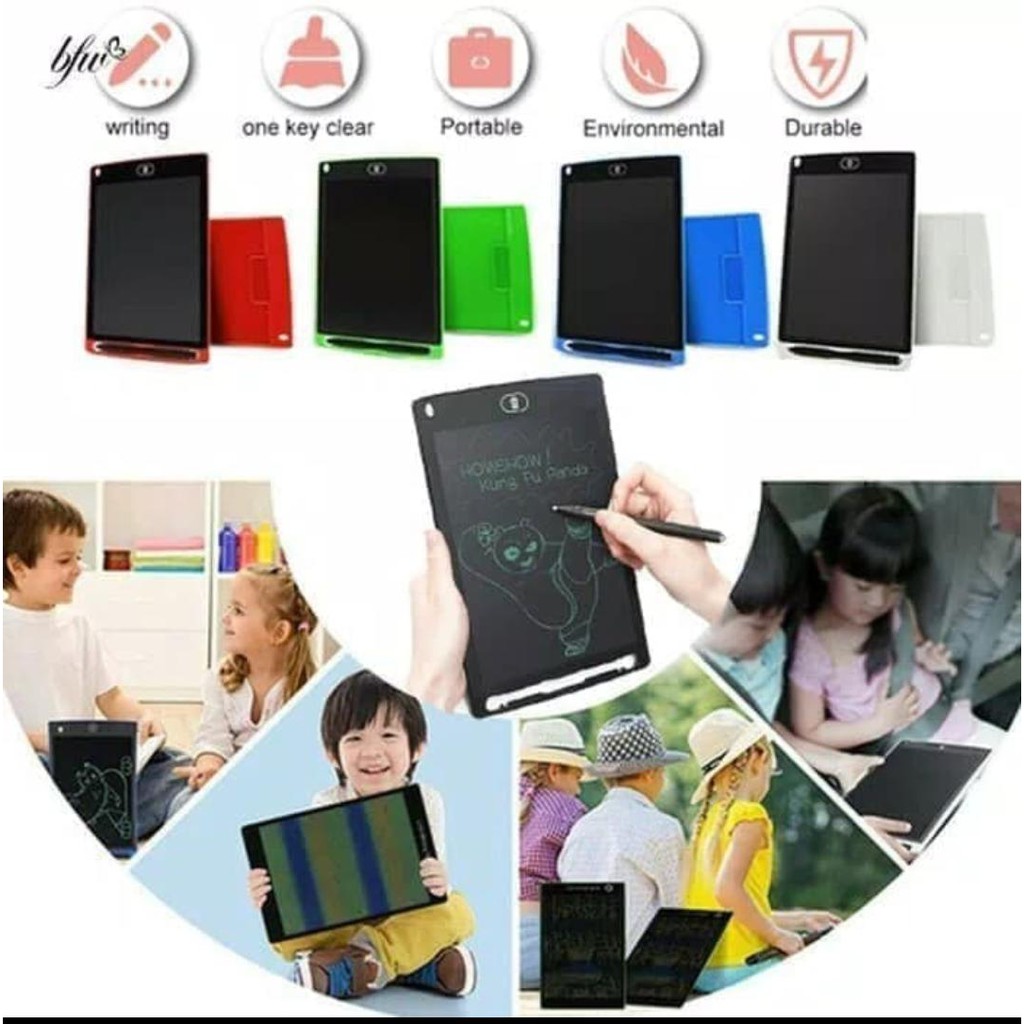 [ Cinicini ] LCD Writing tablet 8.5” Papan Tulis Anak-anak