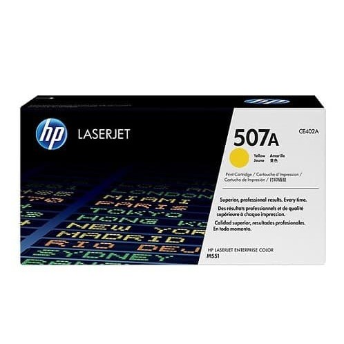 HP Yellow Toner 507A [CE402A] ORIGINAL 100% [GAK ORI UANG BALIK] ASLI