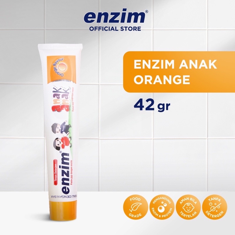 Enzim Pasta Gigi Odol Anak Bayi Aman Tertelan Toothpaste Baby Kids