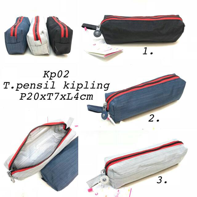 

Tempat Pensil Kipling. KP02. 20x7x4cm. 35ribu