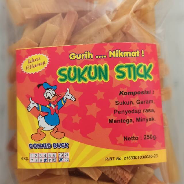 

Stick Sukun Donald 250 gr