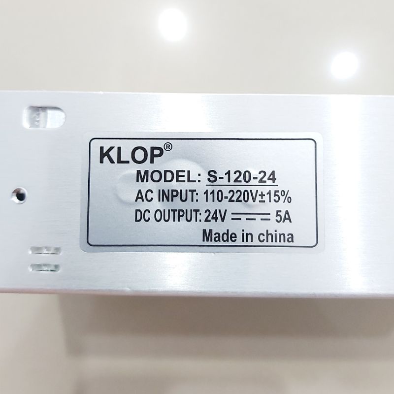 PSU 5 Amper 24 Volt Switching Jaring Power Supply 5A 24V