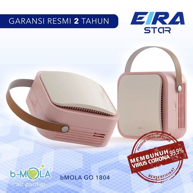 bMOLA 1804 (bMOLA GO) PINK - Air Purifier Portable