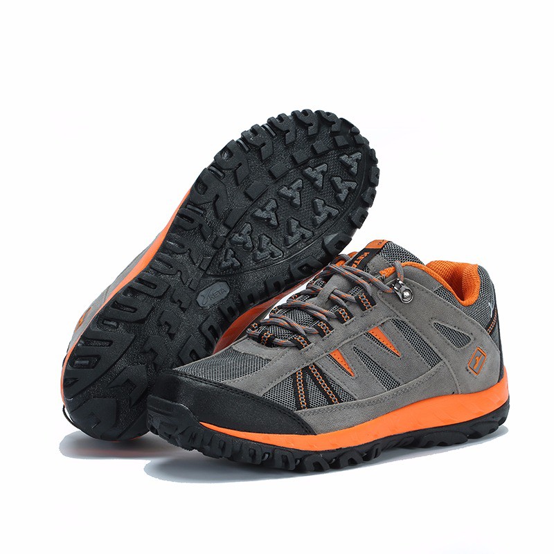 Sepatu Gunung KETA / SNTA 427 Grey Orange - Hiking - Outdoor F-16