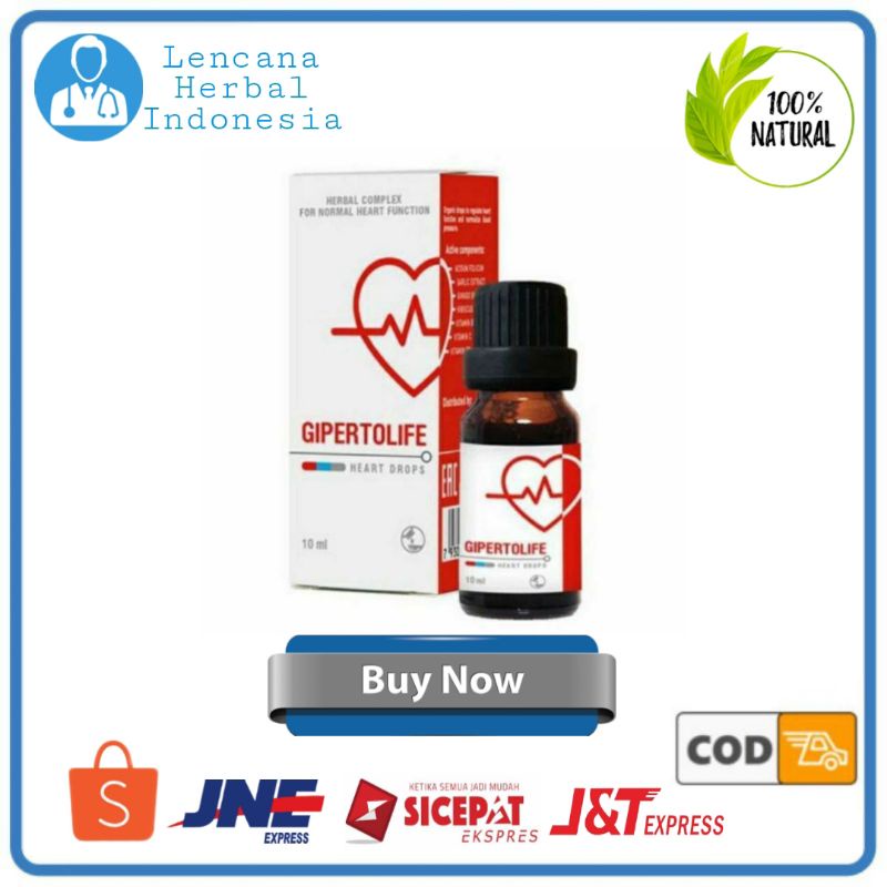 Gipertolife Original Obat Hipertensi Stroke dan Jantung Herbal Asli