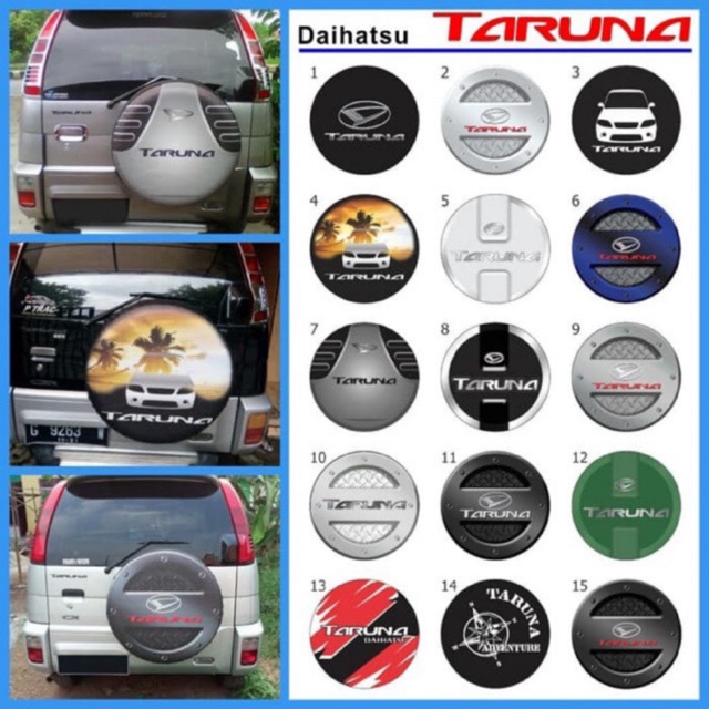 Cover Ban Taruna Sarung Ban serep Mobil Taruna Serep Mobil daihatsu