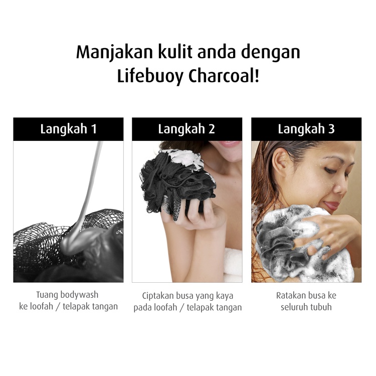 Lifebuoy Body Wash Refill Charcoal 400ml