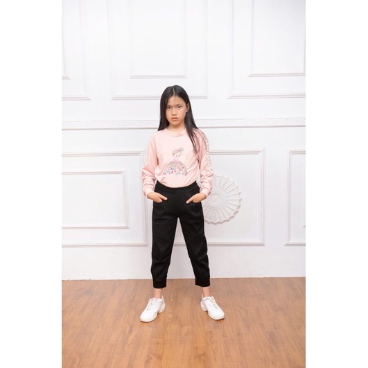 Hinata pants/celana anak tanggun/umur 9-14 tahun/celana catton tuwill strict/ celana kasual wanita