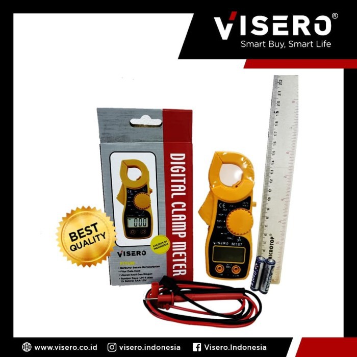 Clamp Meter / Ampere Meter / Tang Ampere Digital Visero (MT-87)