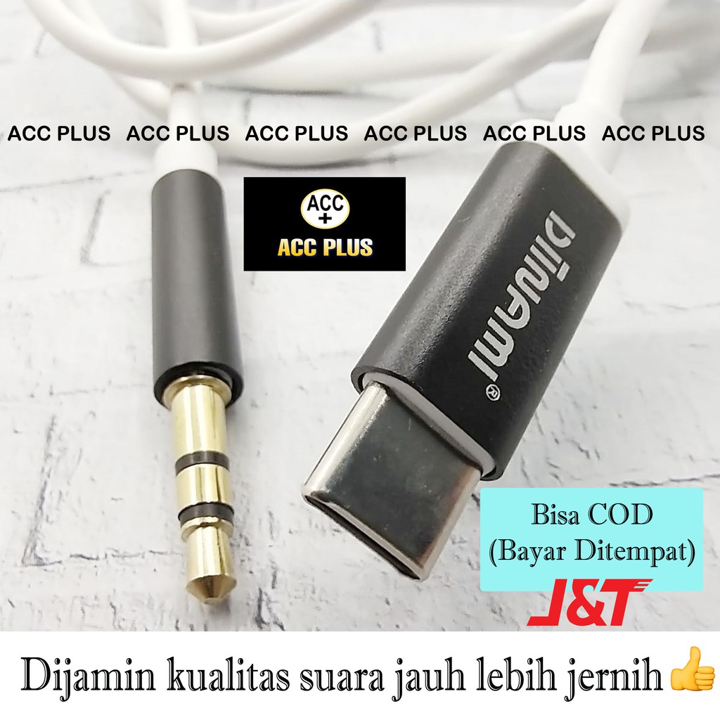 TYPE C KABEL AUDIO MALE TO JACK 3.5MM MALE AUX MOBIL AUDIO USB C KABEL ADAPTER SPEAKER HEADPHONE