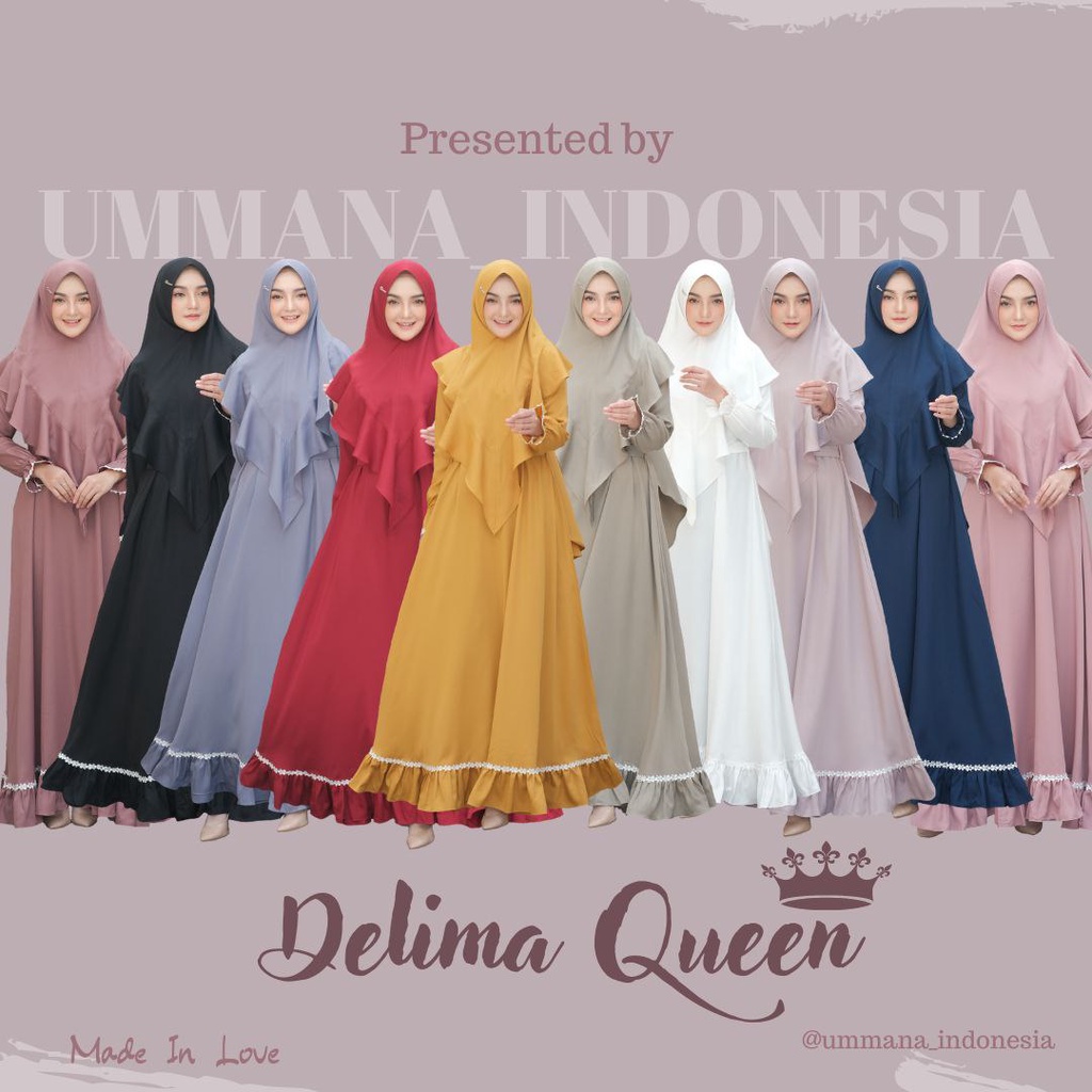 Dress DELIMA QUEEN original by UMMANA INDONESIA