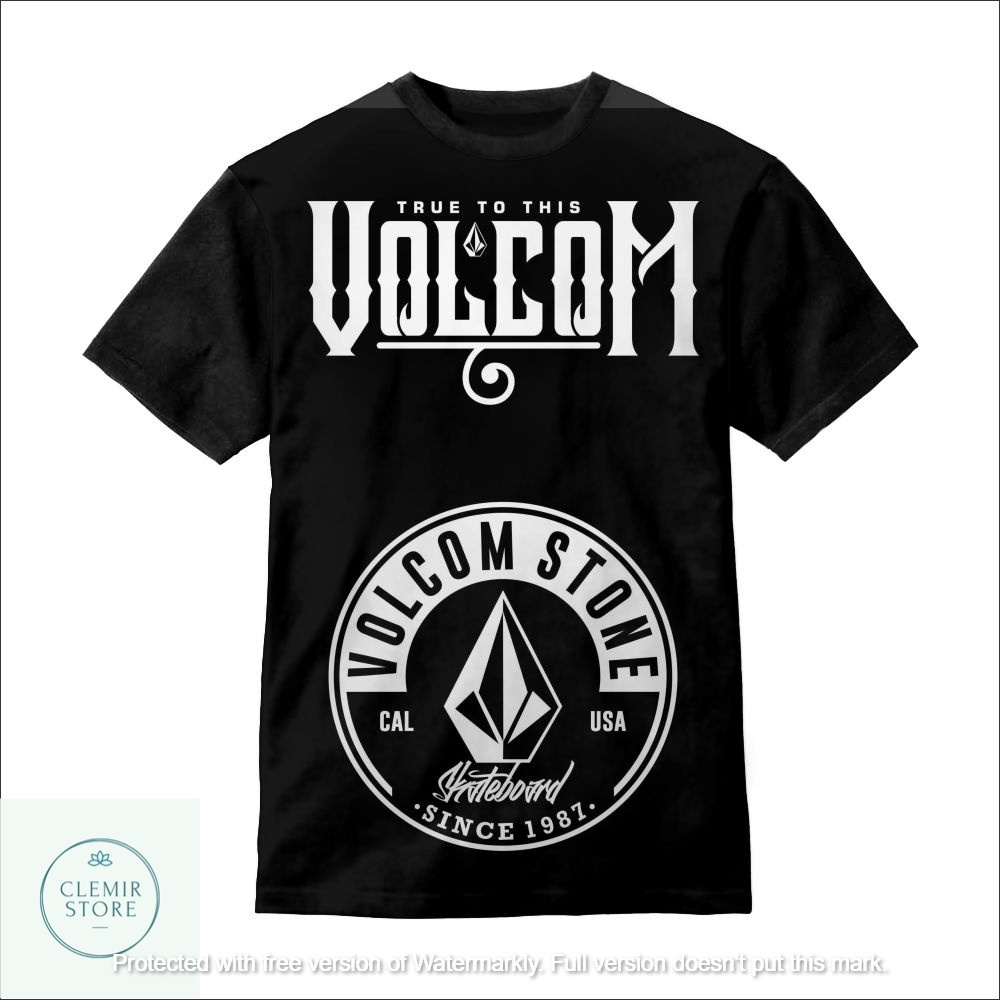 Kaos 3D Anak | Baju Sablon Printing - Baju Kaos 3D Anak Volcom Original Printing (True To This Volco