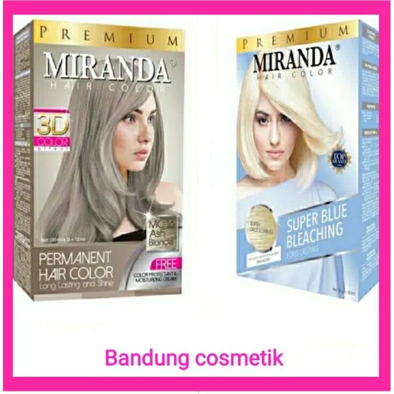 MIRANDA HAIR COLOR SUPER BLUE BLEACHING PASTEL&amp; ASH BLONDE