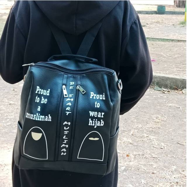 Tas ransel hijab / ransel muslimah / ransel niqab