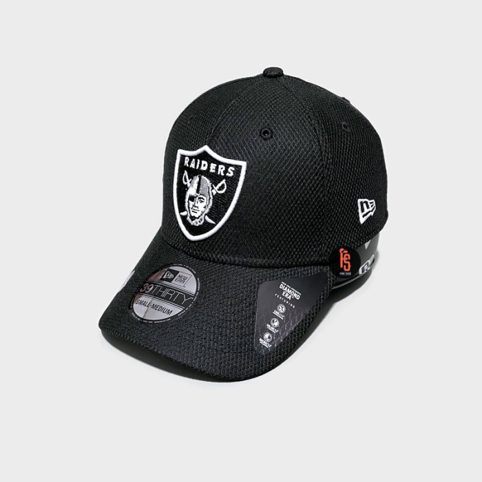 Produk Terbaru Topi New Era Original 3930 Diamond Era Las Vegas Raiders Black
