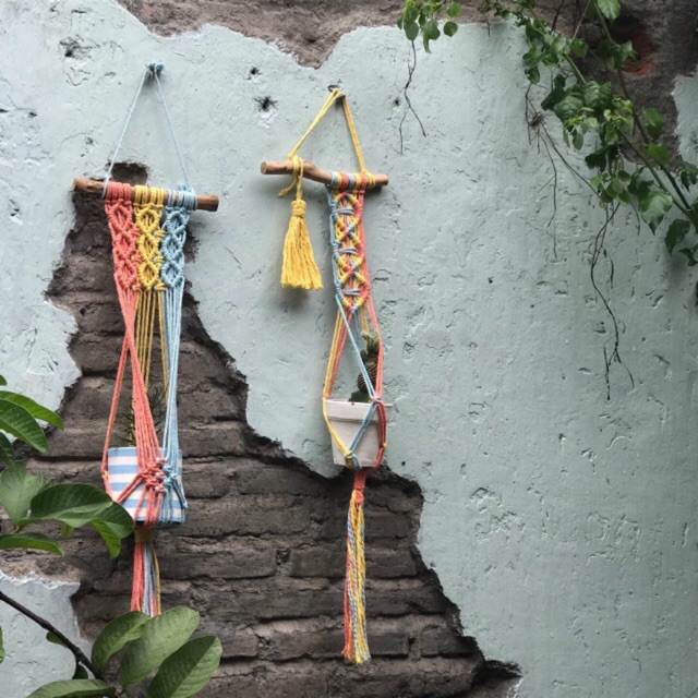  Gantungan  Pot  Macrame  Macrame  Plant Hanger Shopee 