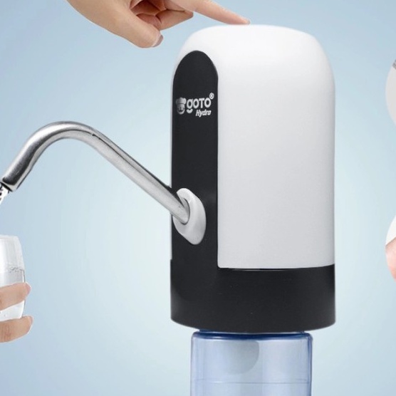 Goto Hydro White Pompa Galon Elektrik Dispenser Air Minum Gallon-HYDRO LED WHITE