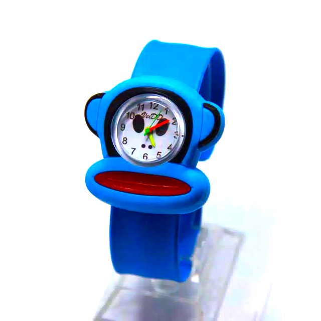 Jam tangan anak - paul n frank - slap watch - monkey - monyet - jam tepuk - jam tangan import murah
