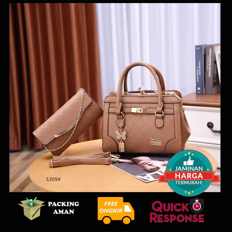 {TERMURAH} Tas COACH BEHEL S309 CAHAYA AMANAH TAS IMPORT TAS MURAH TAS BARU TAS BATAM TAS WANITA