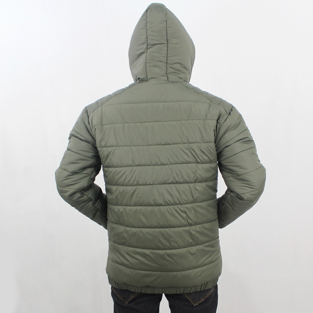 JAKET PUFFER TEBAL PRIA HIJAU ARMY SIZE M L XL XXL XXXL - JUMBO SIZE 2XL 3XL ORIGINAL OLDHAM -  JAKET WINTER - JAKET PARASUT TEBAL PRIA - JAKET GUNUNG PRIA - JAKET WATERPROOF TEBAL - JAKET MUSIM DINGIN - HIKING - JAKET MOTOR TEBAL