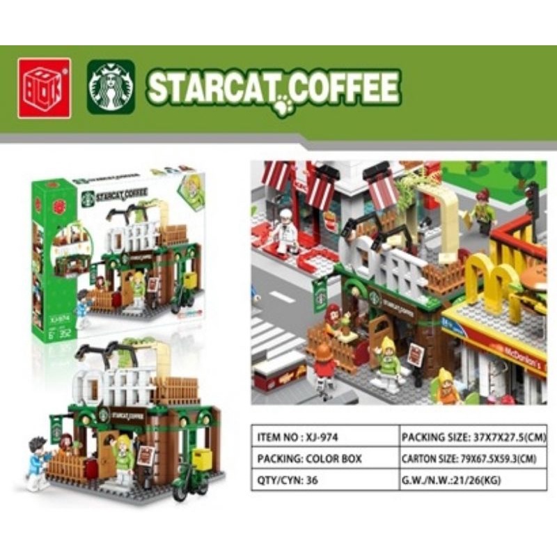 Brick XJ 974 B BLOCK - Starcat Coffee Building