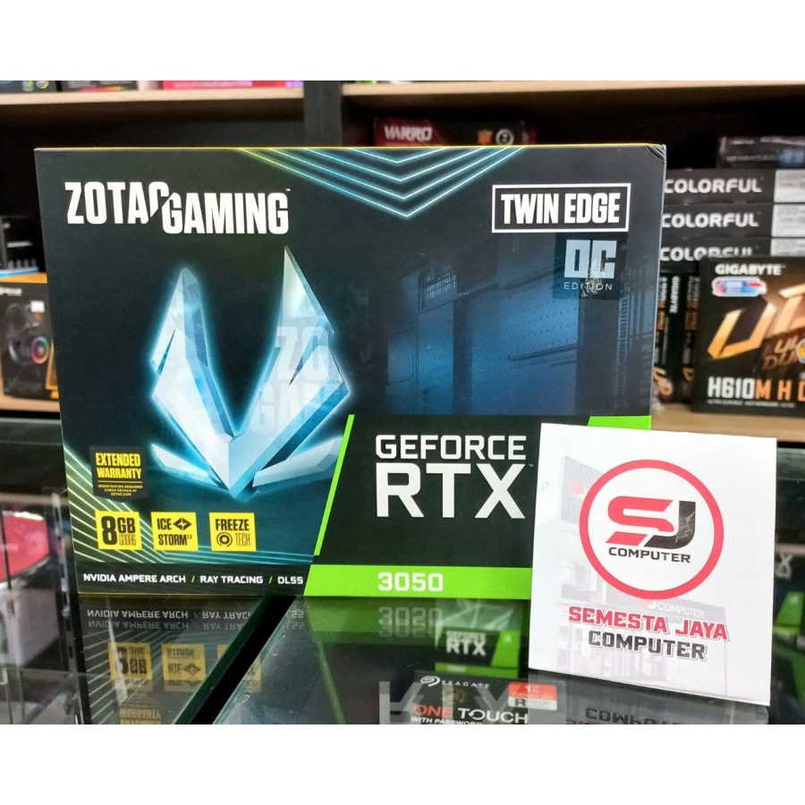 VGA ZOTAC GAMING GeForce RTX 3050 Twin Edge OC 8GB GDDR6