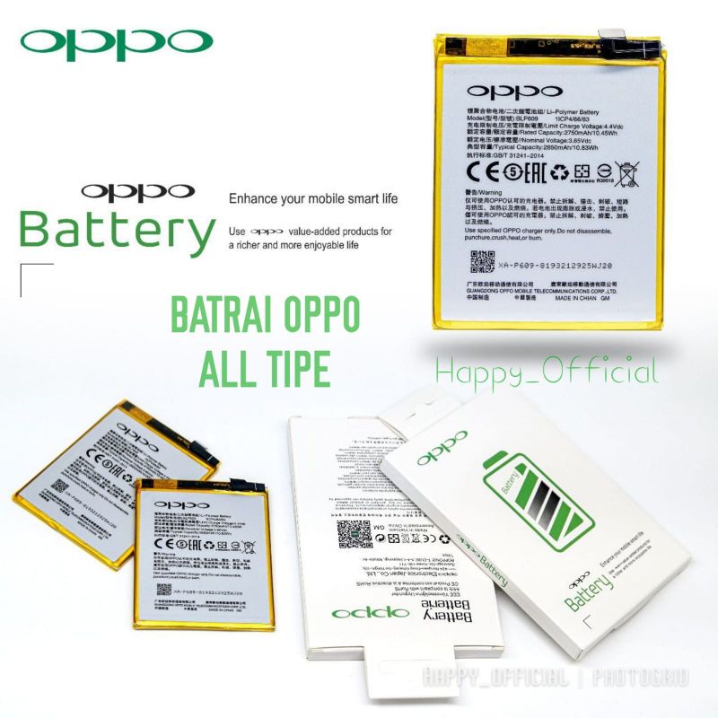 BATRAI OPPO ORIGINAL 100% ALL TIPE