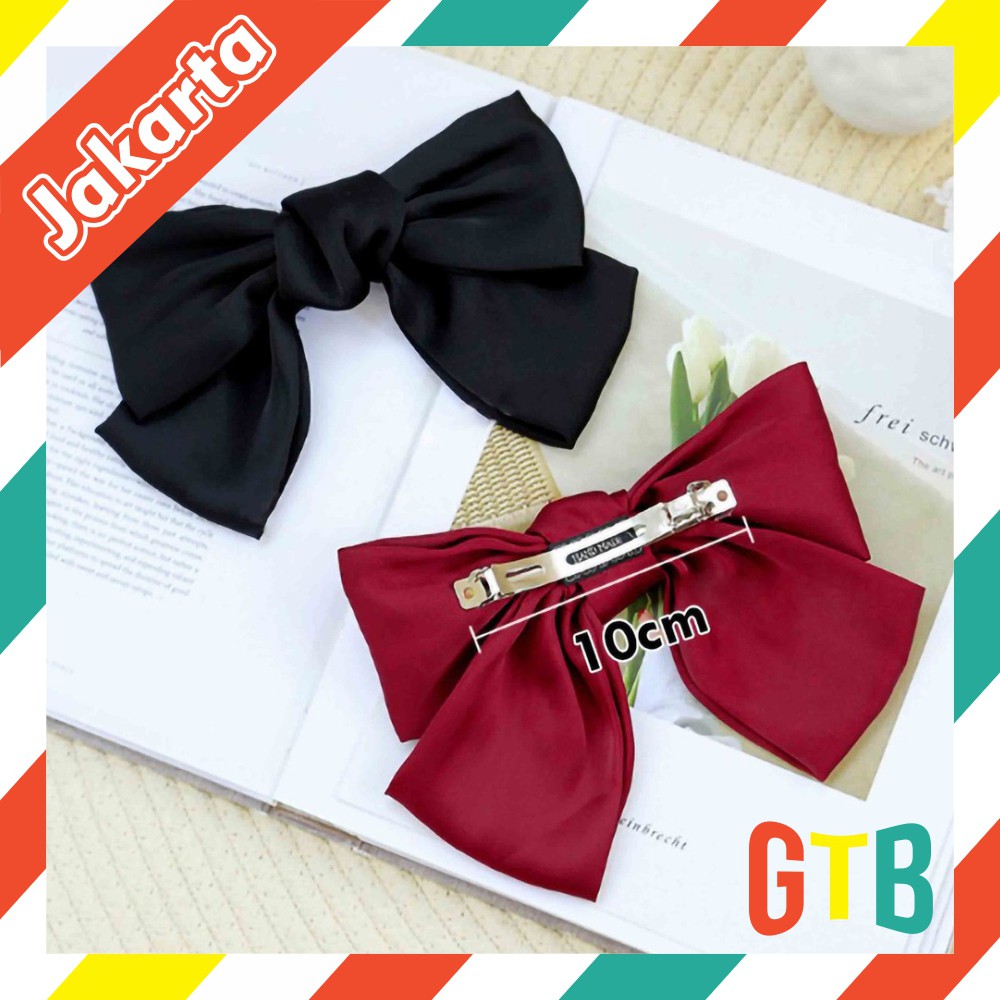 ❤️GTB❤️ R183 Jepit Rambut Pita Besar Korea / Aksesoris Jepitan Hair Clip / Jepitan Pita / Aksesoris