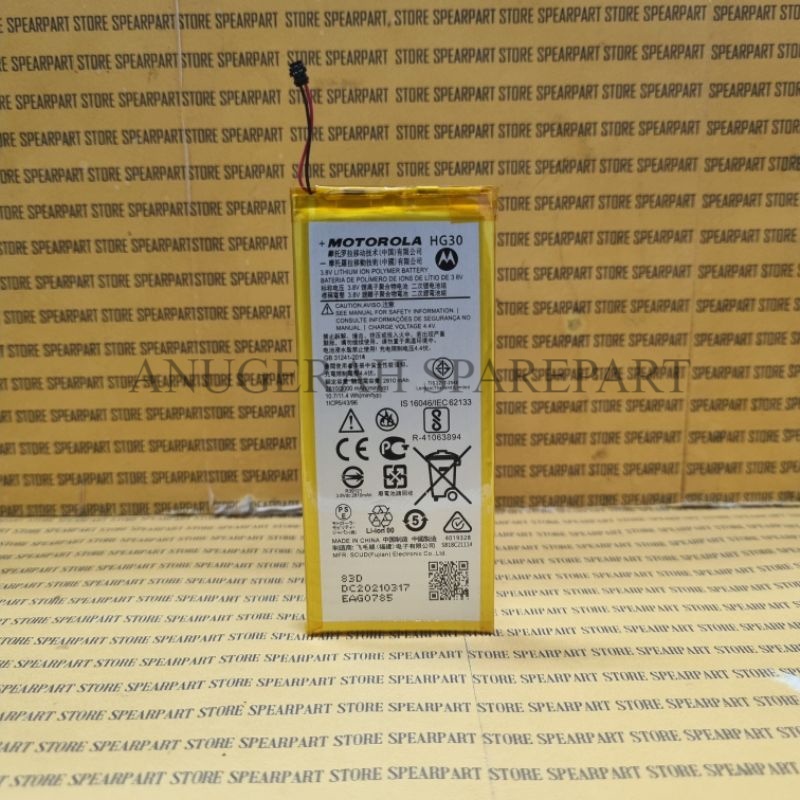 Batre Batere Battery Motorola Moto G5S| 5GS Plus HE30 ORIGINAL 100%