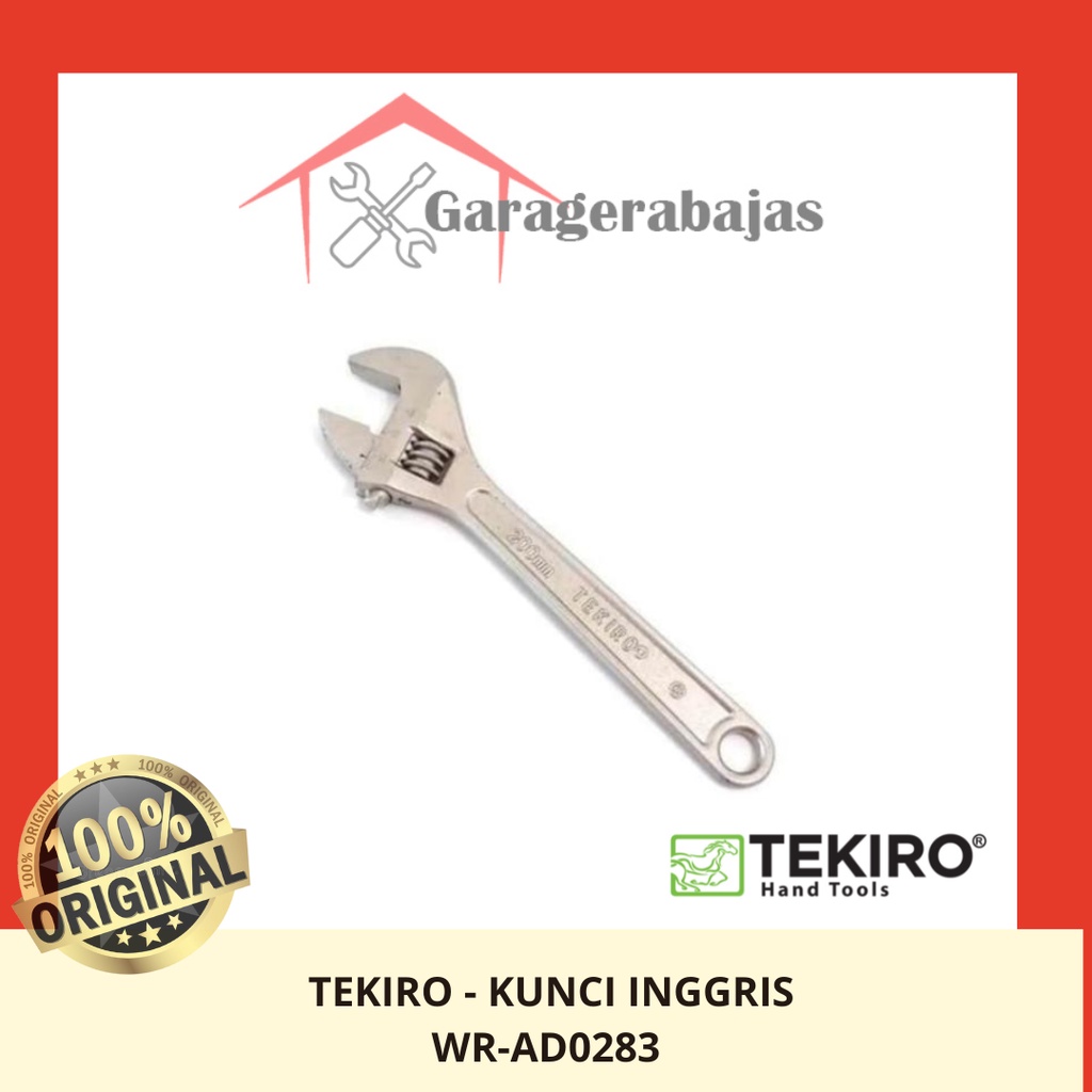 Tekiro WR-AD0283 Kunci Inggris 12" / NEW Chrome WR-AD1962