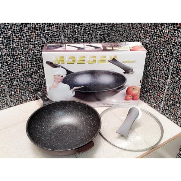 PANCI WOK MOEGEN GERMANY ANTI LENGKET TEFLON