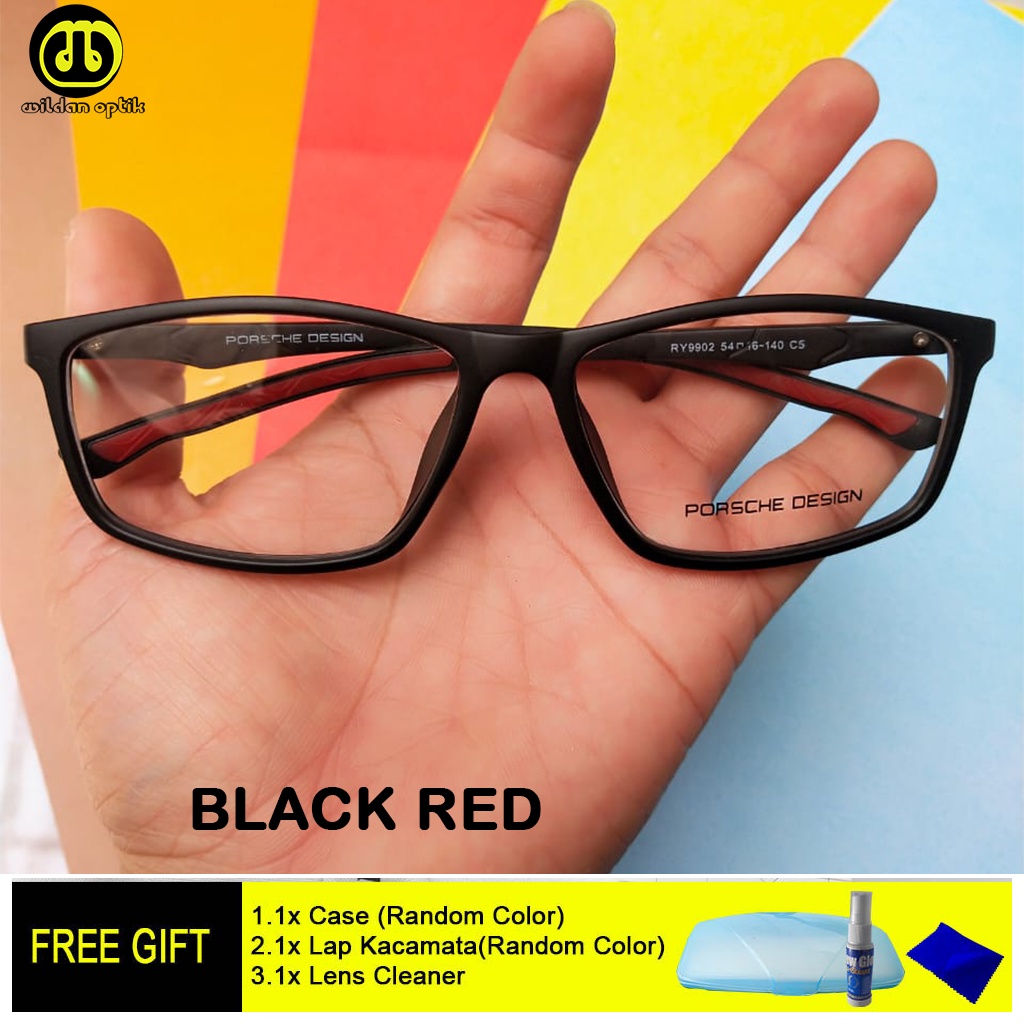 BEST SELLER !! KACAMATA(FRAME+LENSA) SPORTY KOTAK PD 9902 ANTI RADIASI UV/BLUERAY/POTHOCHROMIC/BLUECHROMIC