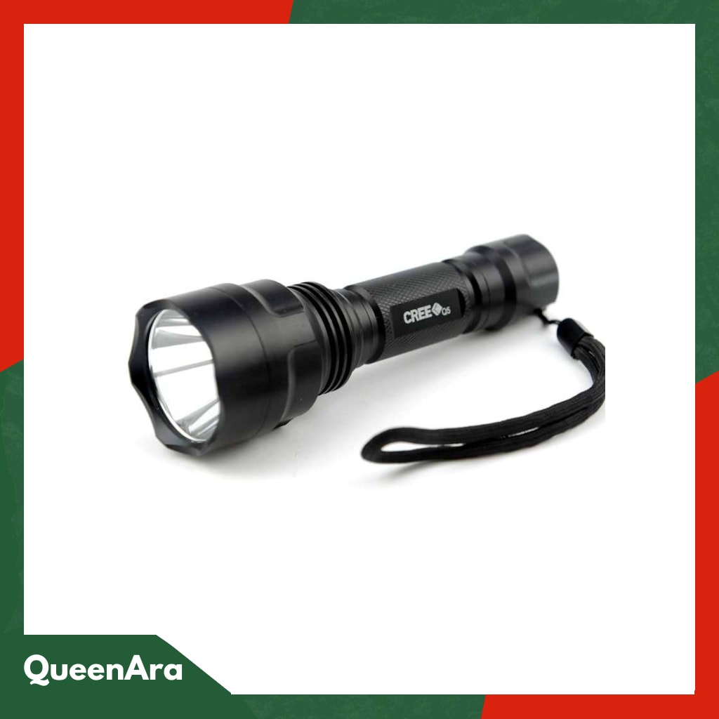 TaffLED C8 Senter LED Flashlight Waterproof Cree Q5 3800 Lumen