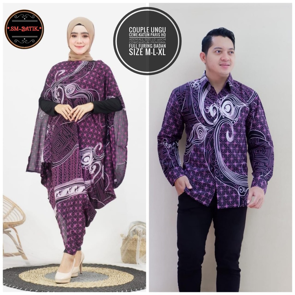 COUPLE UWER UNGU KEMEJA BATIK PRIA SOLO LENGAN PENDEK LAPIS FURING ATASAN BATIK PREMIUM MODERN BATIK SM ATASAN BATIK PREMIUM KATUN HALUS CENDRAWASIH GUNANDRO HARDINOTO KAWUNG MERAH PEKSI JIWO BYANTARA CAKRAWALA WAHYU TUMURUN PRADANA PANJI LESMONO LESMANA