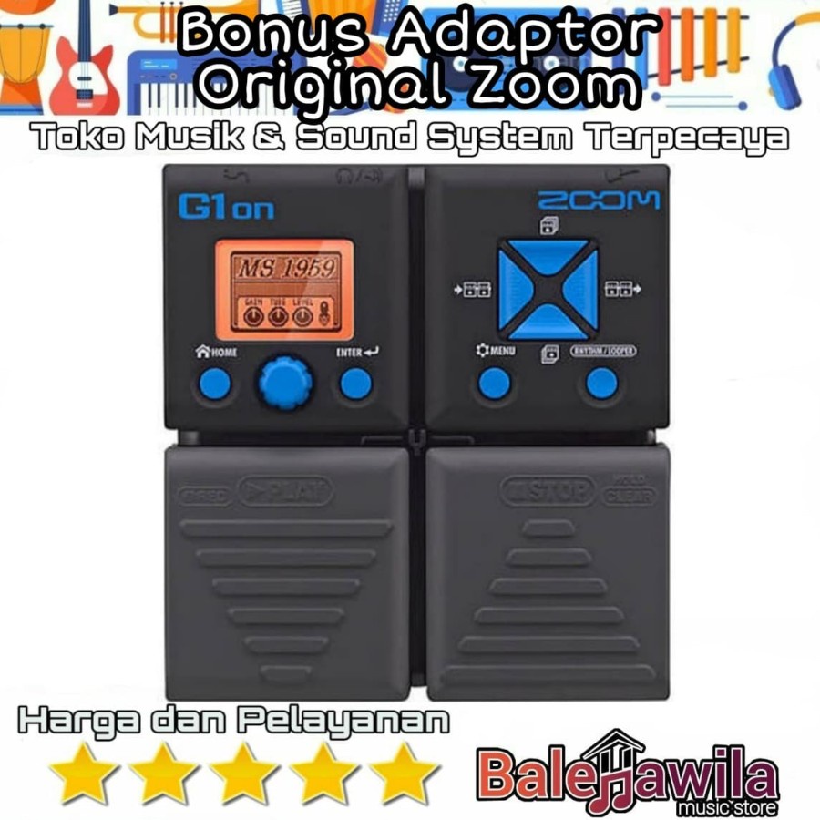 effect efek ZOOM G1on G1 on