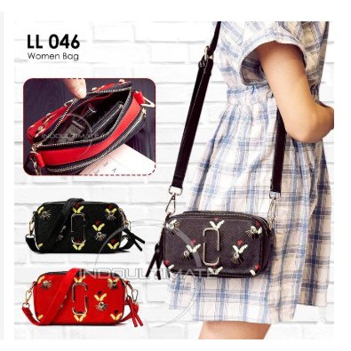 Tas Wanita IMPORT LL-046 Tas Cewek Import Murah / Tas Bahu Mini Korea Branded Tas Selempang Wanita