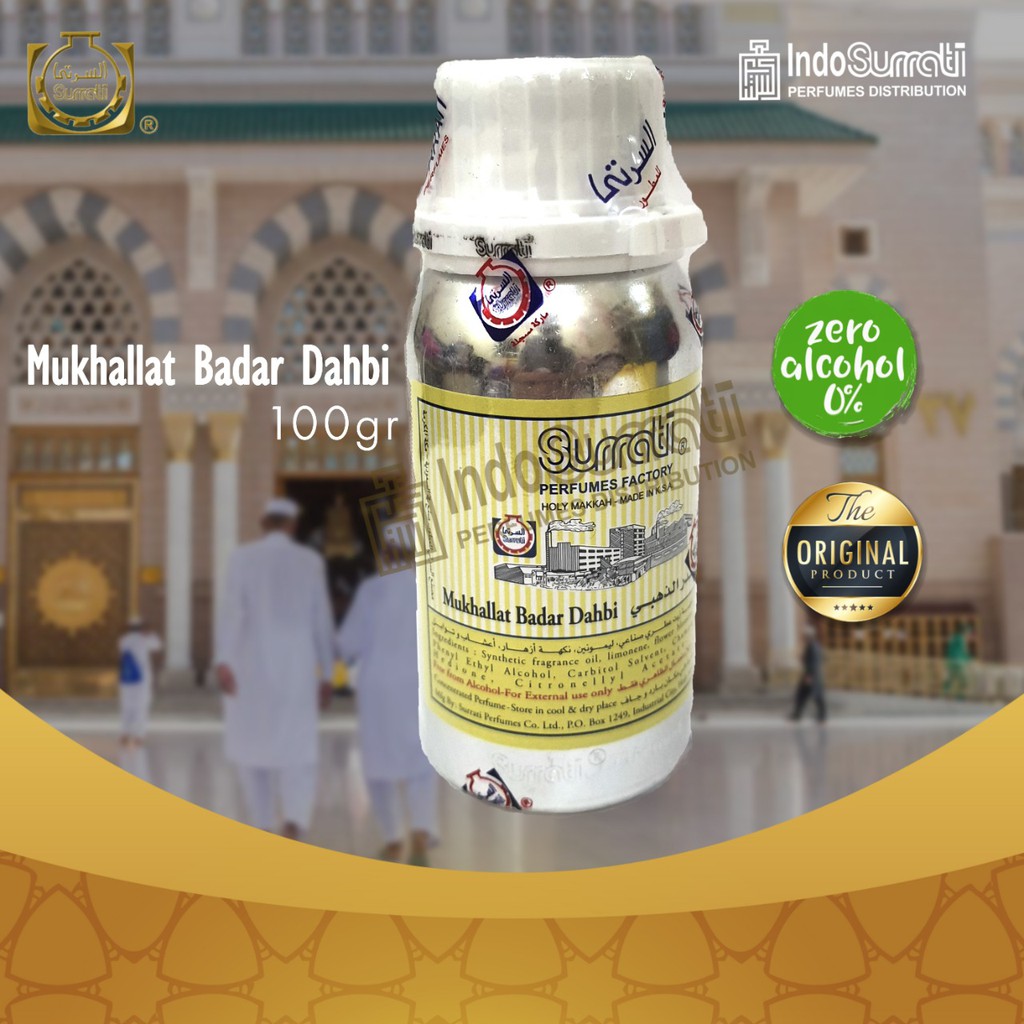 Parfum MUKHALAT BADAR DAHBI 100gr | Parfum Surrati | Surrati Perfumes | Bibit Minyak Wangi