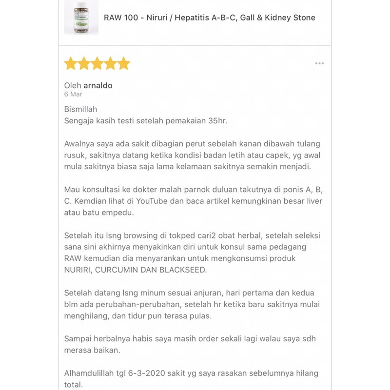 RAW 100 Niruri / Batu Ginjal Empedu, Sakit Kuning, obat herbal meniran-3