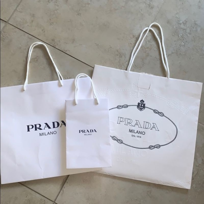 

Prada Paperbag dustbag dust Authentic Original Paper bag tas kertas