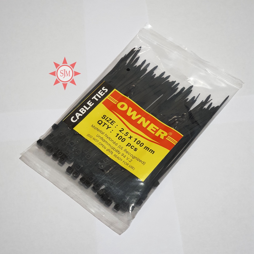 Cable Ties Kabel Ties Putih 10 cm OWNER