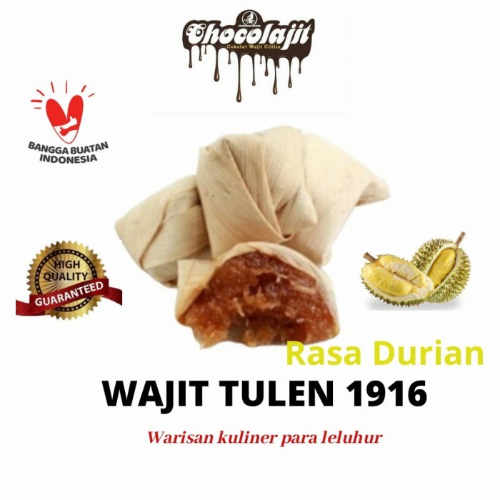 

Wajik Cililin Bandung Rasa Durian Pandan Strowbery