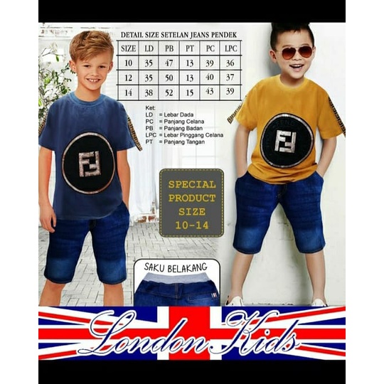 Setelan London Kids jeans