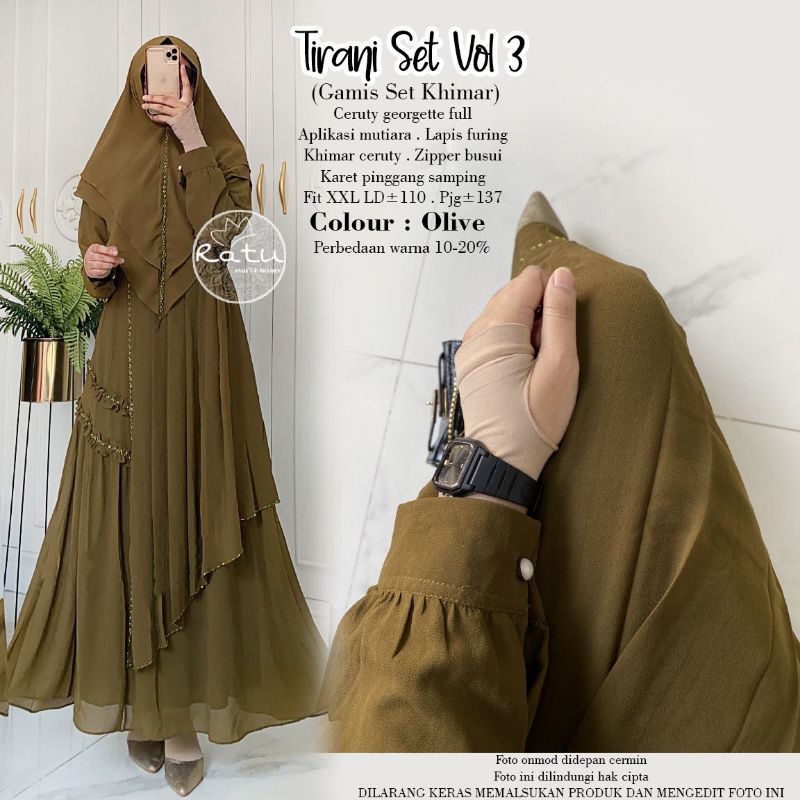 Tirani #3 gamis set khimar