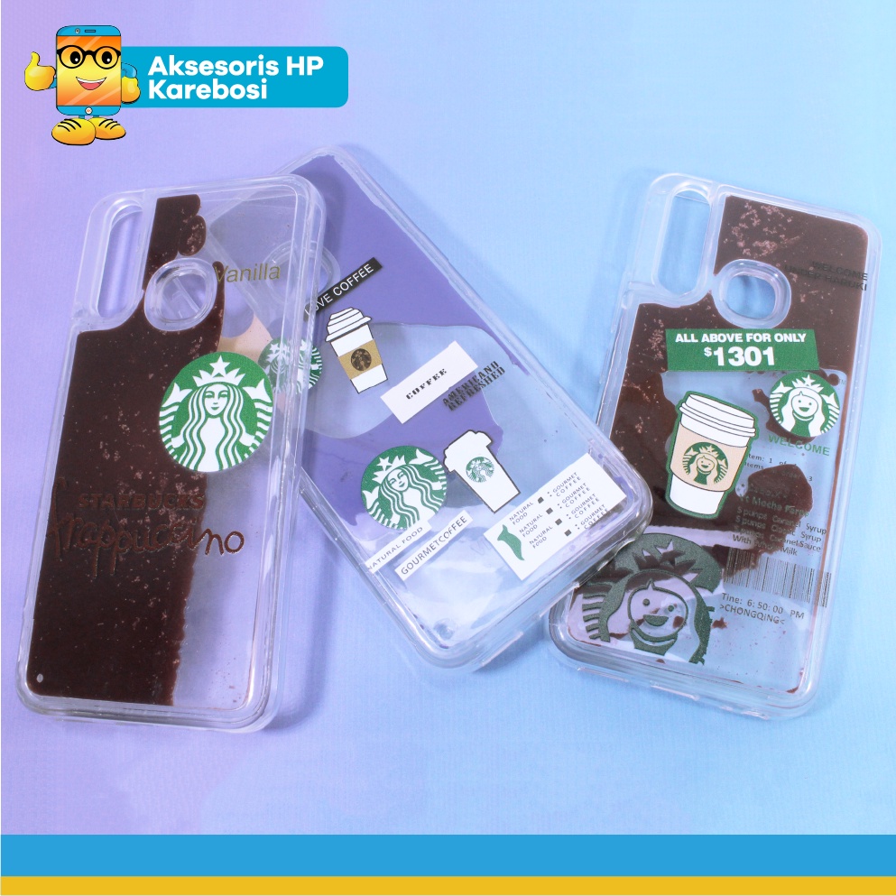 Case TPU Liquid Starbucks untuk Realme 9 PRO/9i/C20/C21Y/C31/C35