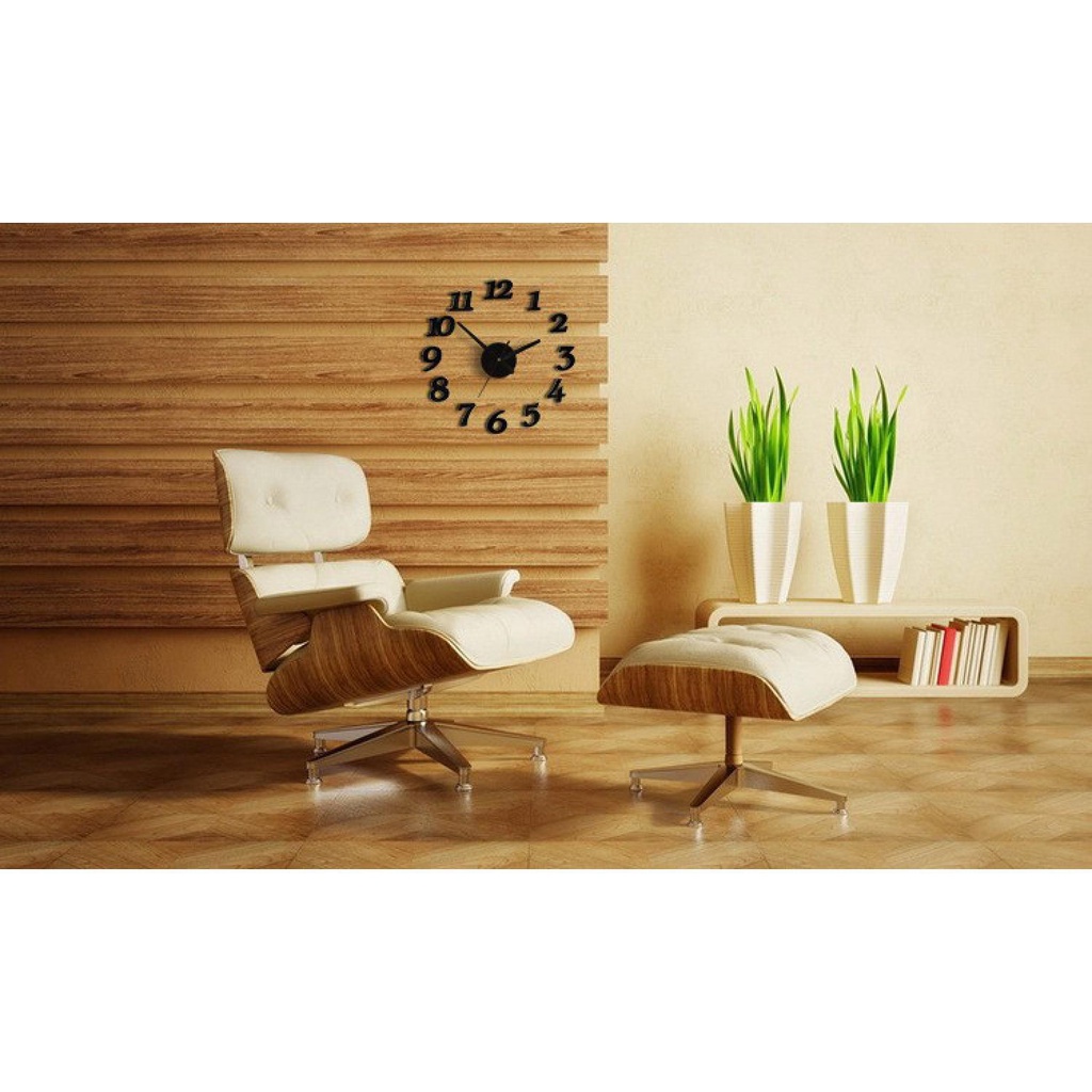 (BISA COD) RVOSTR  Jam Dinding DIY Giant Wall Clock Quartz 30-50cm DIY-03
