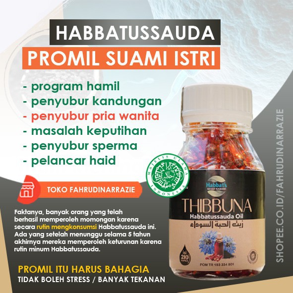 THIBBUNA Habbatussauda Promil Original Asli