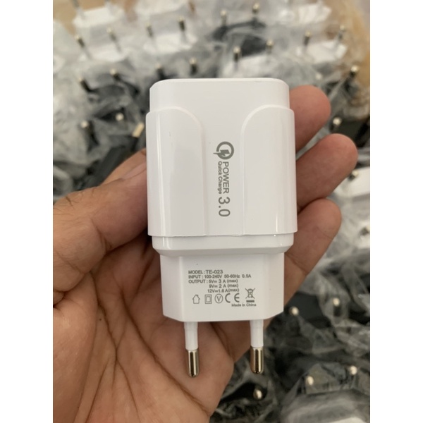 Charger QC 3.0 Fast Charging Trave Quick Charger Samsung xiaomi QC007 ~Fids_Store~